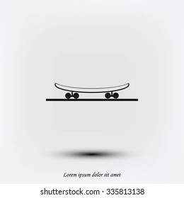 icon of skateboard