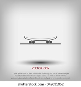 icon of skateboard