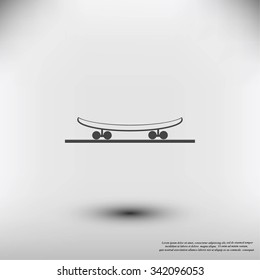 icon of skateboard