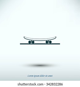 icon of skateboard