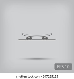 icon of skateboard