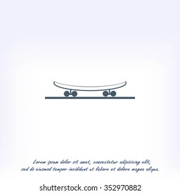 icon of skateboard