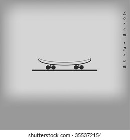 icon of skateboard