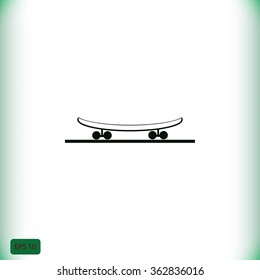 icon of skateboard