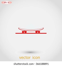 icon of skateboard