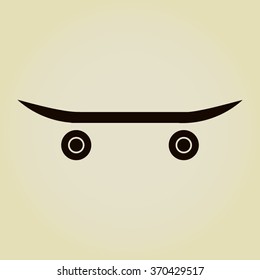 icon of skateboard