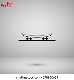icon of skateboard