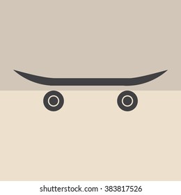 icon of skateboard