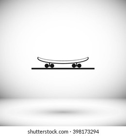 icon of skateboard