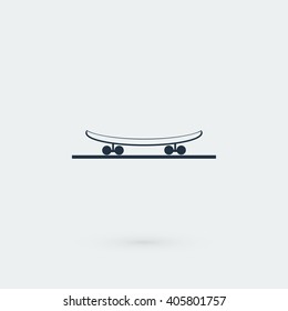 icon of skateboard