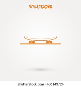 icon of skateboard