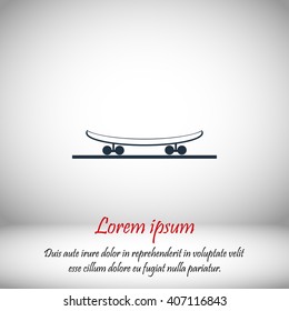 icon of skateboard