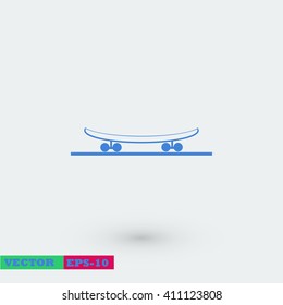 icon of skateboard