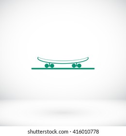icon of skateboard