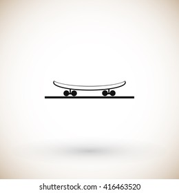 icon of skateboard