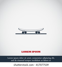 icon of skateboard