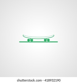 icon of skateboard