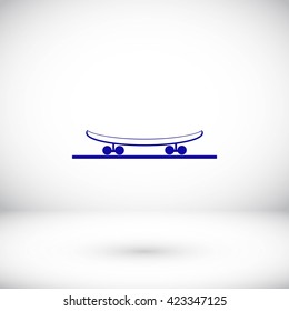 icon of skateboard