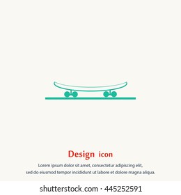 icon of skateboard
