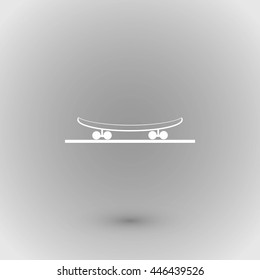 icon of skateboard
