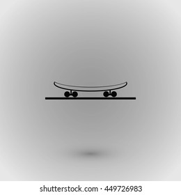 icon of skateboard