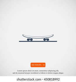 icon of skateboard