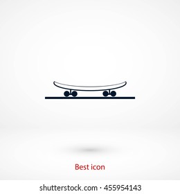 icon of skateboard