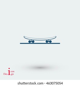 icon of skateboard