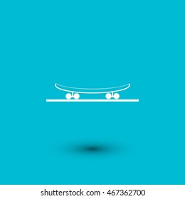 icon of skateboard