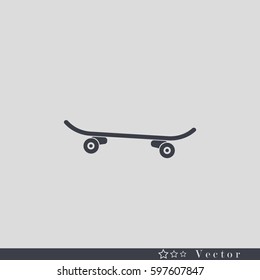 icon of skateboard