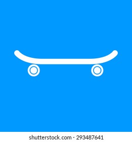 icon of skateboard. Vector Illustration EPS 10