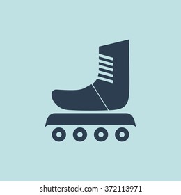 Icon of Skates. EPS-10.