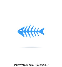 Icon skeleton fish.