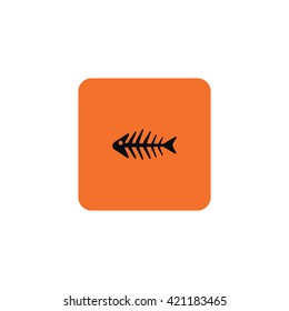 Icon skeleton fish.