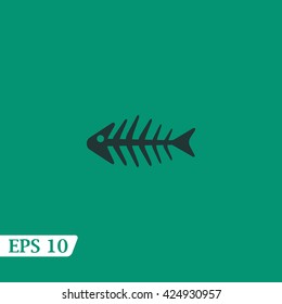 Icon skeleton fish.