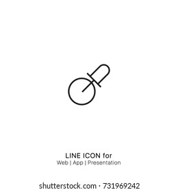 Icon skewer graphic design single icon vector