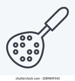Icon Skimmer - Line Style - Simple illustration,Editable stroke,Design template vector, Good for prints, posters, advertisements, announcements, info graphics, etc.
