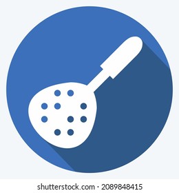 Icon Skimmer - Long Shadow Style - Simple illustration,Editable stroke,Design template vector, Good for prints, posters, advertisements, announcements, info graphics, etc.