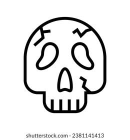 icon skull scream halloween, Halloween icon, Spooky, Scary, Horor, Simple and Minimalist icon