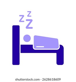 Icon a sleep well, isolated against a clean background.
