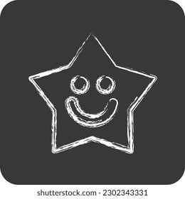 Icon Sleeping Light. suitable for Kids symbol. chalk Style. simple design editable. design template vector