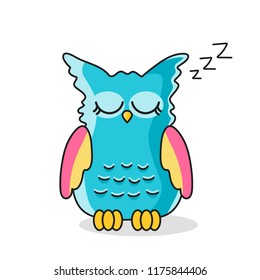 Icon of sleeping owl