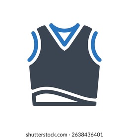 Icon of a sleeveless tank top.