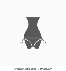 Icon Of Slim Lady.
