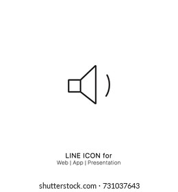 Icon small volume control graphic design single icon vector