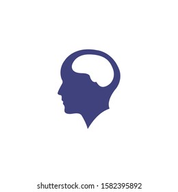 Icon Smart People Brain Usefull Vector Logo