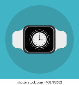 Icon of Smart watch design, vector illustration