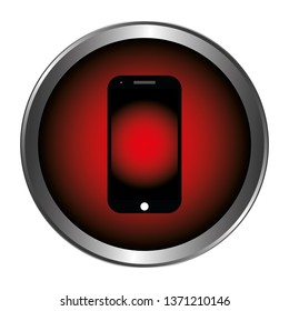 Icon with smartphone