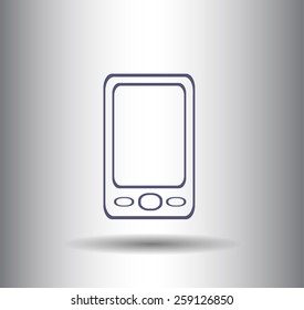 icon of smartphone