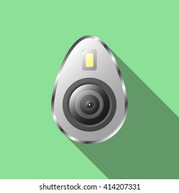 icon smartphone camera and flash